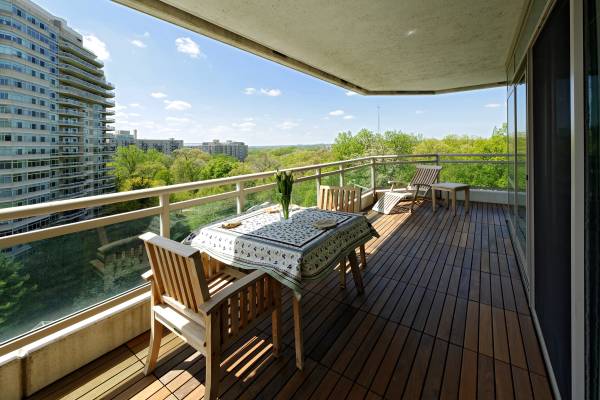 Washington DC Condo Renovation Balcony