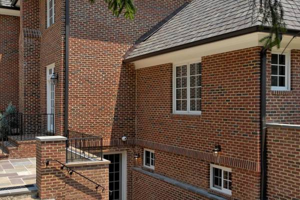 McLean VA Basement Office Entrance Exterior Stair