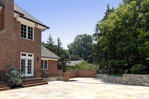 McLean VA Basement Office Entrance Patio