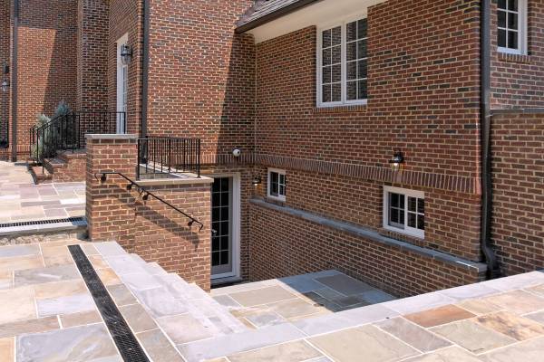 McLean VA Basement Office Entrance Stairs