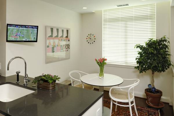 Chevy Chase MD Condominium Renovation Breakfast Nook