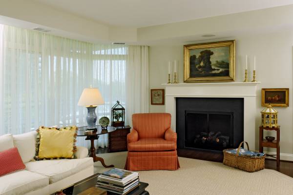 Chevy Chase MD Condominium Renovation Living Room