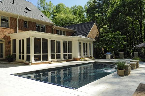 Great Falls VA Renovation Screened Porch