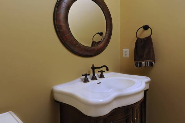 Great Falls VA Renovation Powder Room