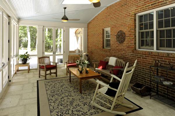 Great Falls VA Renovation Screened Porch