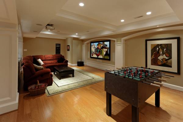 Ashburn VA Design Build Renovation Game Room