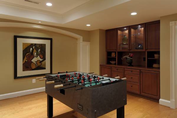 Ashburn VA Design Build Renovation Game Room