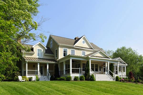 Great Falls VA Renovation Rear Elevation