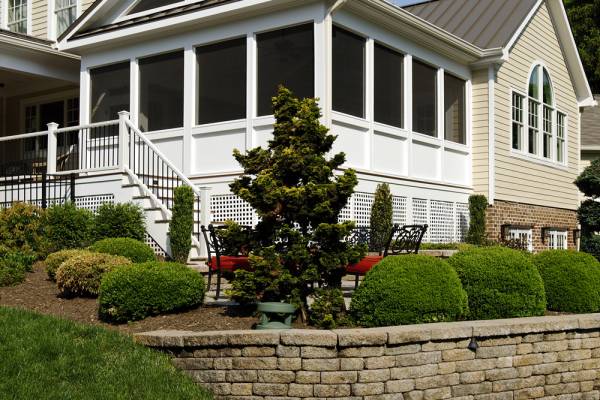 Great Falls VA Renovation Screened Porch