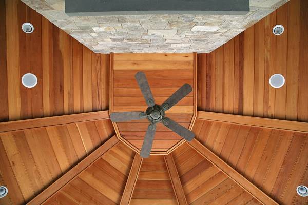 Great Falls VA Traditional Outdoor Room Ceiling