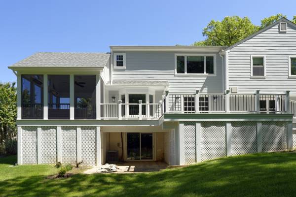 BOWA Design Build Screened In Porch and Deck in Vienna, VA