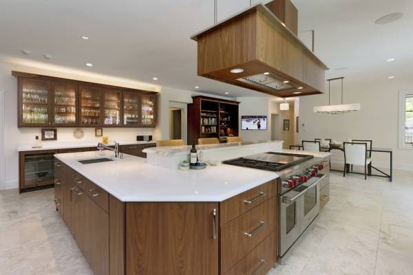 BOWA Design Build Kitchen Renovation with large island in McLean, VA