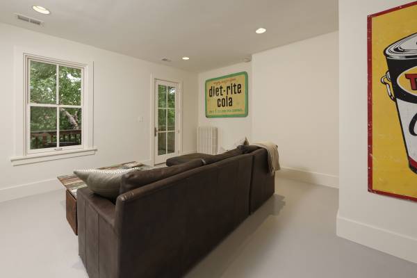 BOWA design build row home renovation in Washington, DC Sitting Area