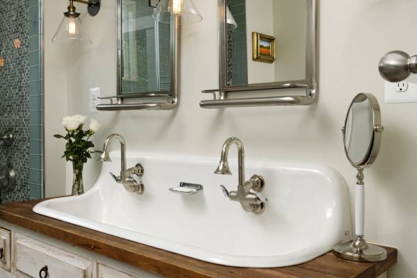 McLean VA 1910 Whole-Home Design Build  master bath sink