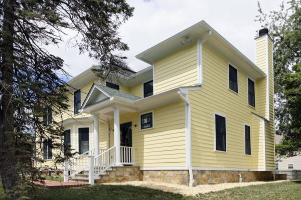 McLean VA 1910 Whole-Home Design Build Renovation Rear Elevation