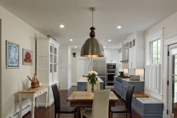 McLean VA 1910 Whole-Home Design Build Renovation kitchen eating area