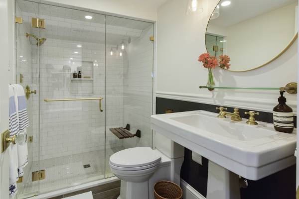 DC Rowhome Design - Kitchen Master Suite Remodel - End Unit Townhome DC