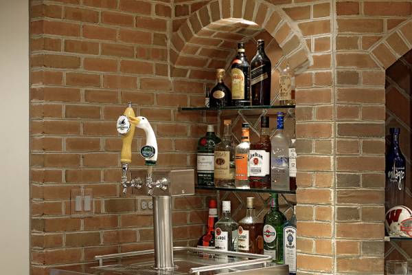 McLean Virginia Basement Renovation - Basement Bar - Man Cave Renovation