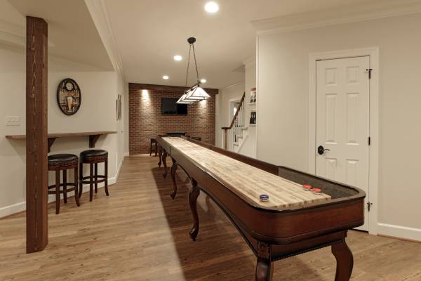 McLean Virginia Basement Renovation - Basement Bar - Man Cave Renovation