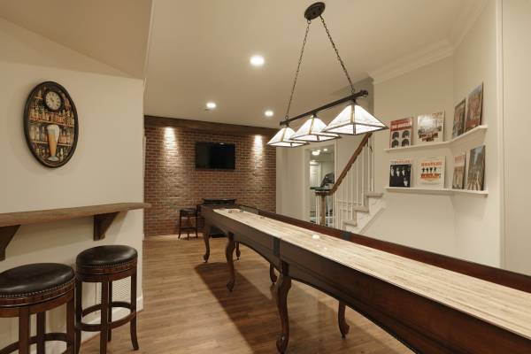 McLean Virginia Basement Renovation - Basement Bar - Man Cave Renovation