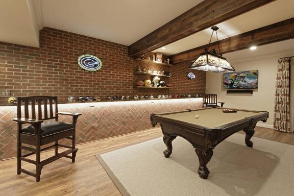 McLean Virginia Basement Renovation - Basement Bar - Man Cave Renovation