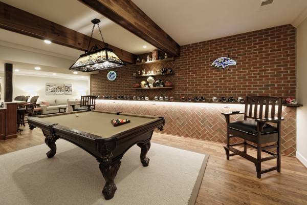 McLean Virginia Basement Renovation - Basement Bar - Man Cave Renovation