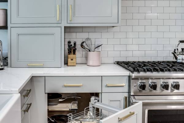 DC Rowhome Remodel - Georgetown Rowhouse Renovation - Rowhome Kitchen Design