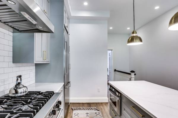 DC Rowhome Remodel - Georgetown Rowhouse Renovation - Rowhome Kitchen Design