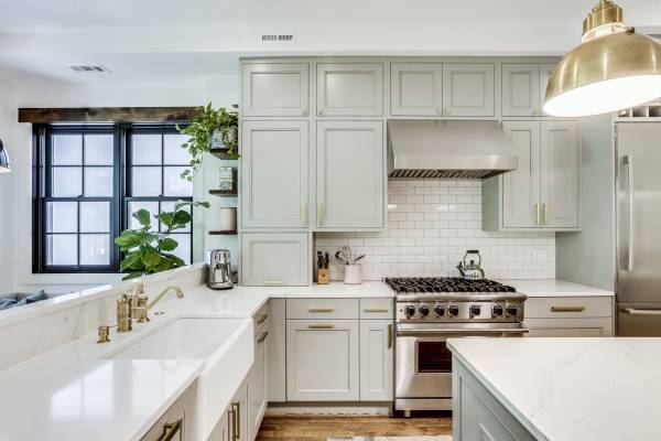 DC Rowhome Remodel - Georgetown Rowhouse Renovation - Rowhome Kitchen Design