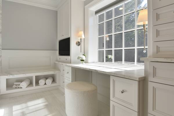 Modern Clean Bathroom Design - Master Bathroom Remodel McLean VA