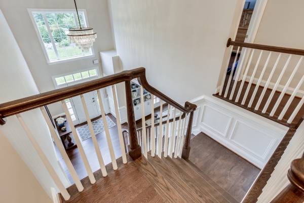 Entryway Renovation - Staircase Design - Herndon VA