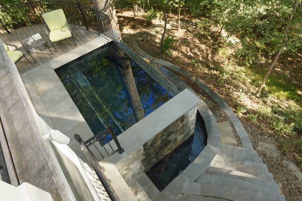 McLean Basement Renovation - Rustic Bar Design - Wine Cellar