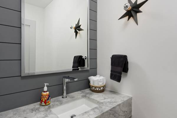 BOWA Design Build Powder Room Renovation McLean VA