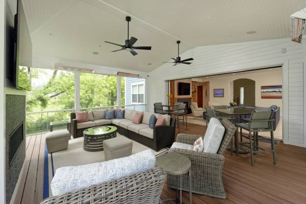 Screened Porch Addition, Pickleball Court and Kitchen Renovation in McLean, VA