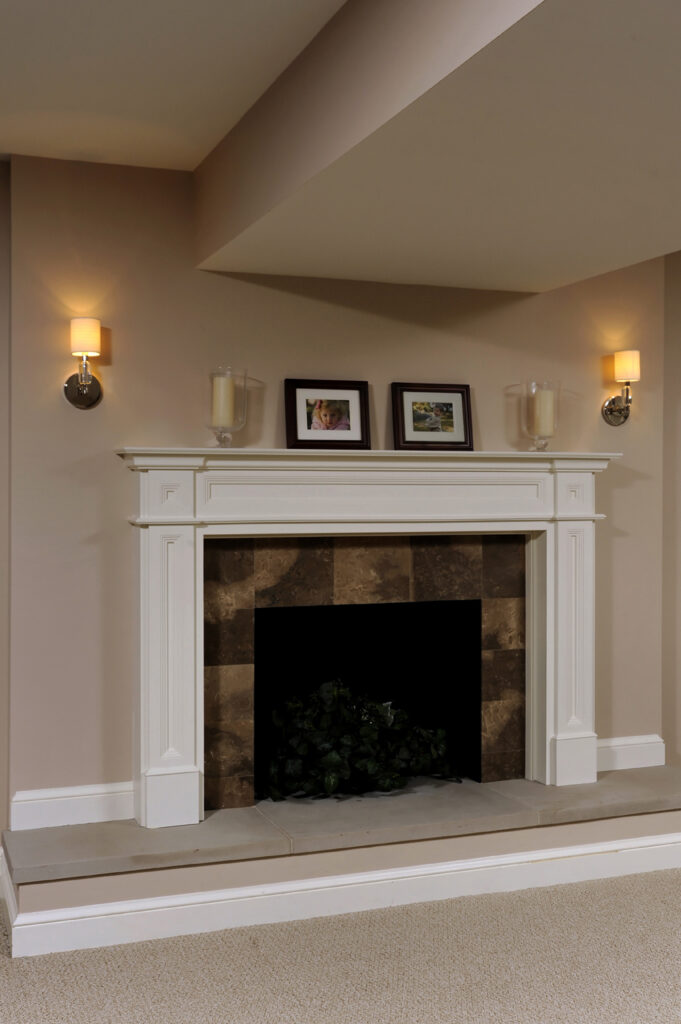 Great Falls VA Renovation Basement Firelplace | Fireplaces