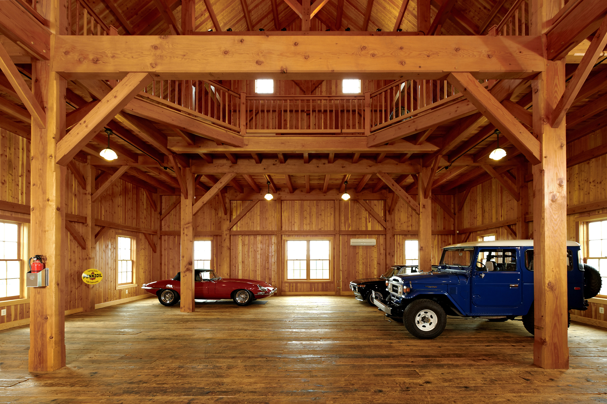 MAY Timberframe car barn garage