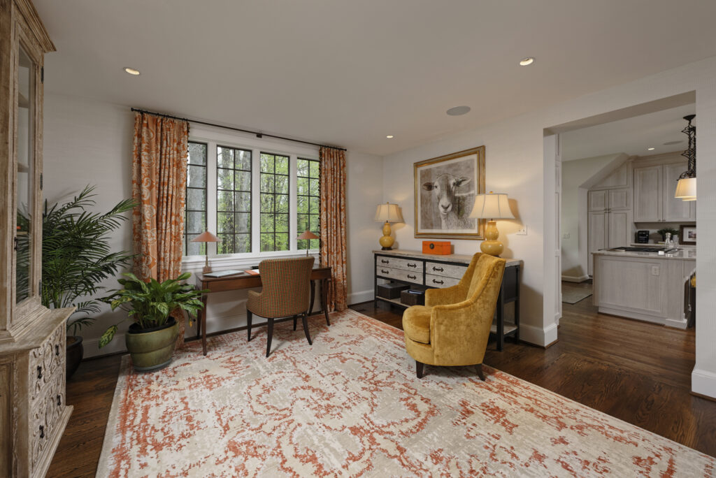 Chevy Chase Whole House Remodel - Tudor Home Design - Maryland Designers | Offices & Libraries