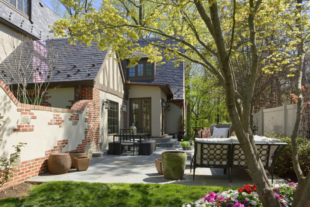 Chevy Chase Whole House Remodel - Tudor Home Design - Maryland Designers | Patios