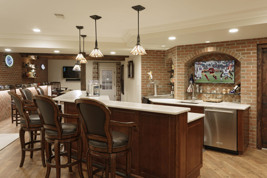 Luxury Basement Renovation with Bar - Man Cave Renovation | Bars & Wine Rooms