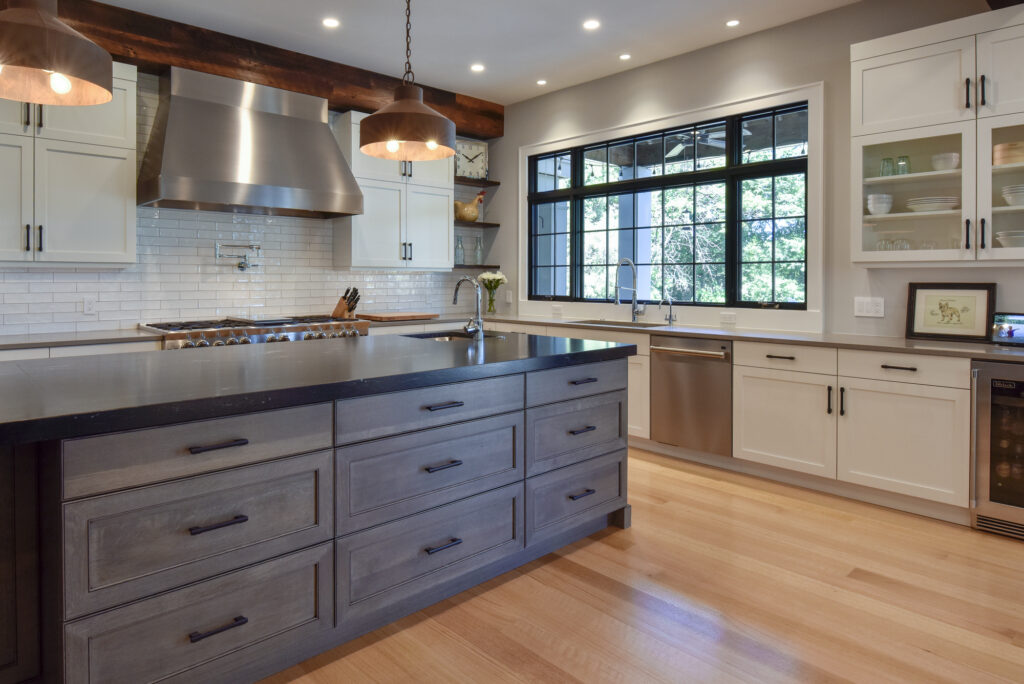 Leesburg Kitchen Renovation - Industrial Loft Kitchen Design - Client Experience  | Rustic / Timberframe