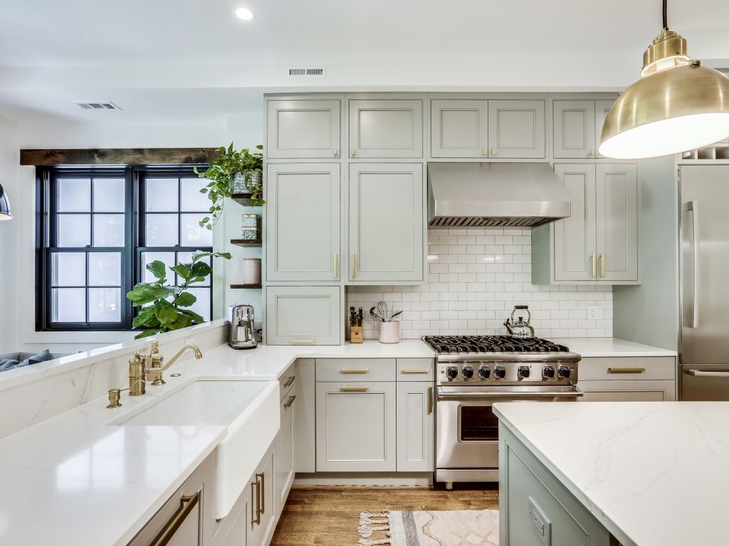 DC Rowhome Remodel - Georgetown Rowhouse Renovation - Rowhome Kitchen Design