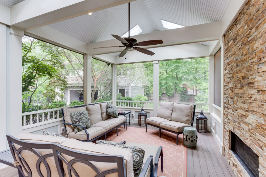 Screened-In Patio Design McLean VA | Classic / Traditional