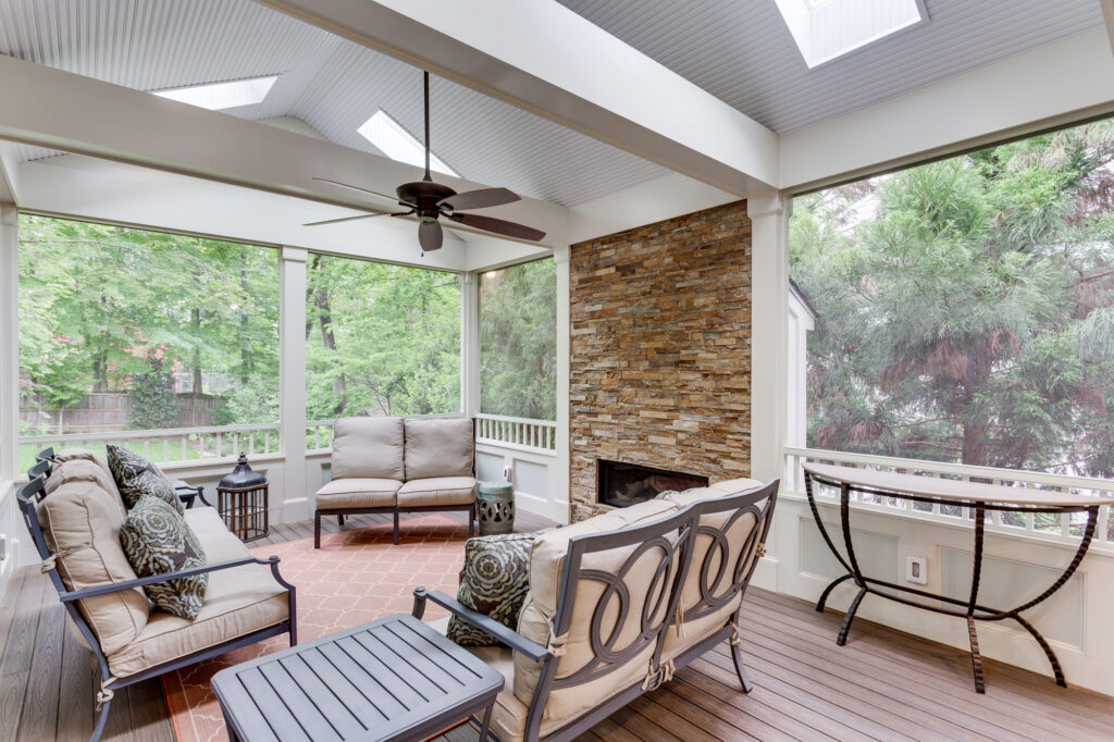 Screened-In Patio Design McLean VA | Classic / Traditional