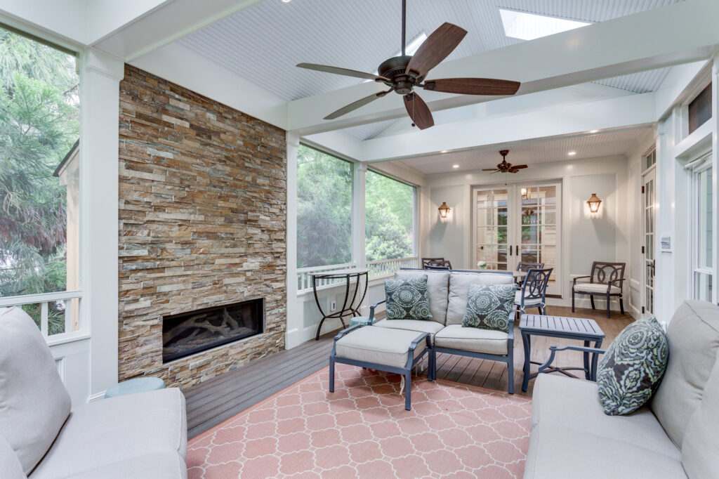 Screened-In Patio Design McLean VA | Classic / Traditional