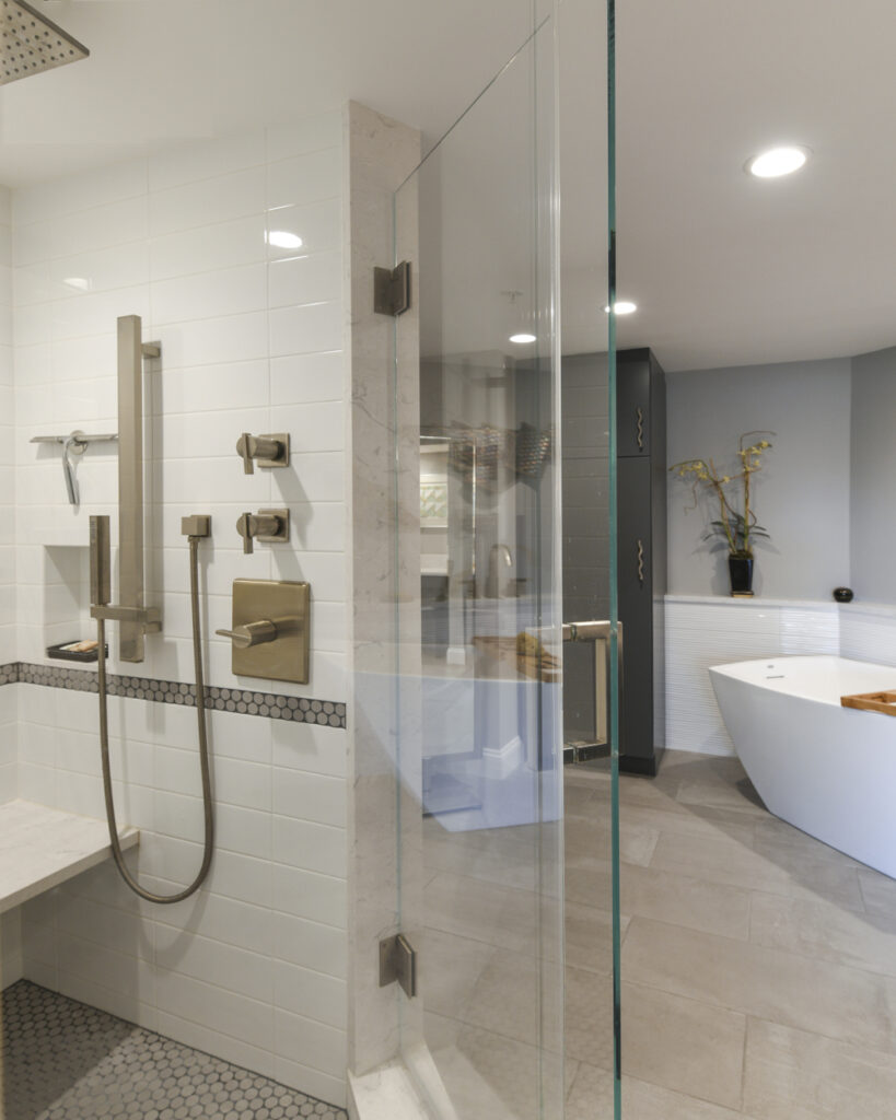 Bethesda Master Bathroom Renovation Condo | Condominiums