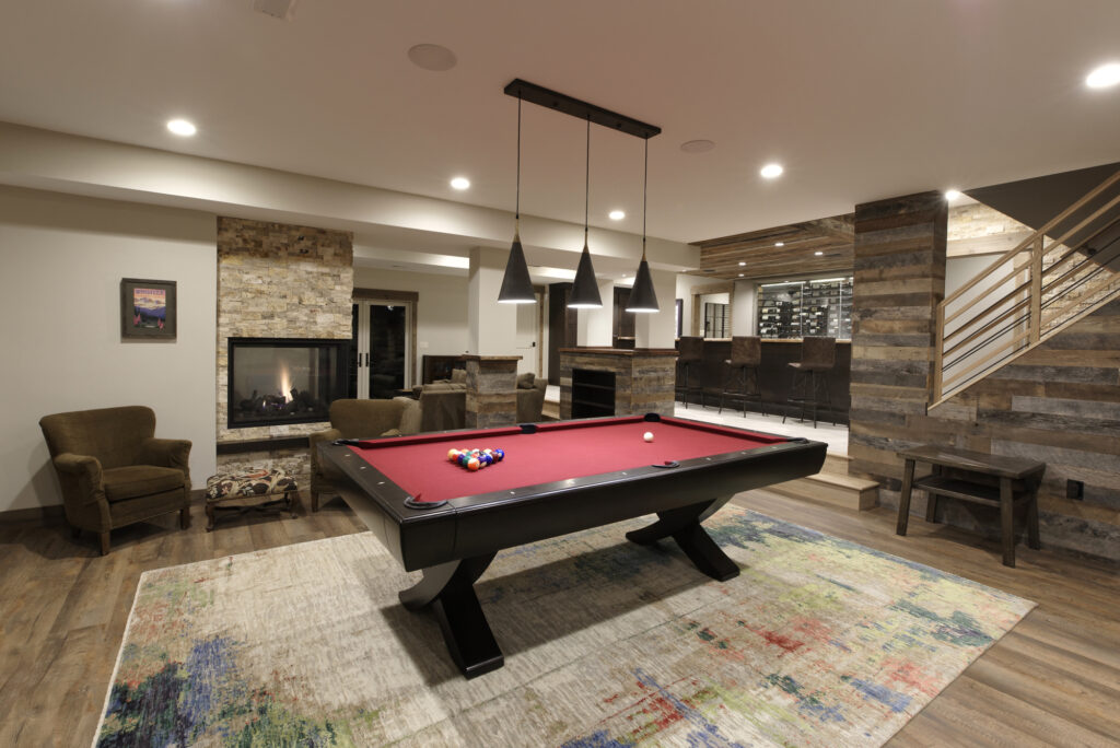 McLean Basement Renovation - Rustic Bar Design - Wine Cellar | Kids' Spaces & Specialty Rooms