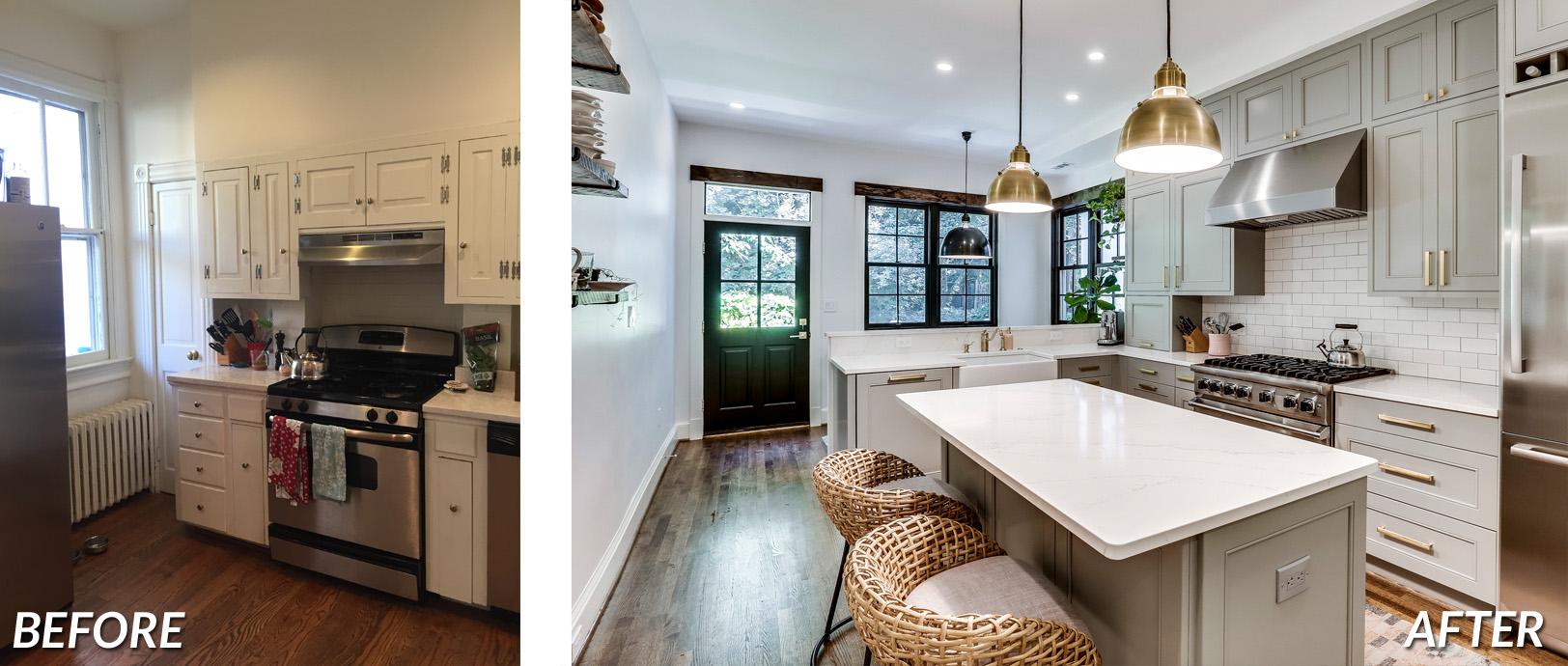 Georgetown Kitchen Renovation Before & After
