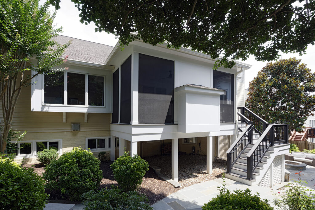 Phased Design Build Renovation of Kitchen and Outdoors in Reston, Virginia  | Additions