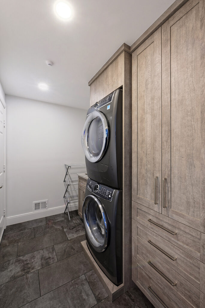 Phased Design Build Renovation of Kitchen and Outdoors in Reston, Virginia  | Laundry Rooms