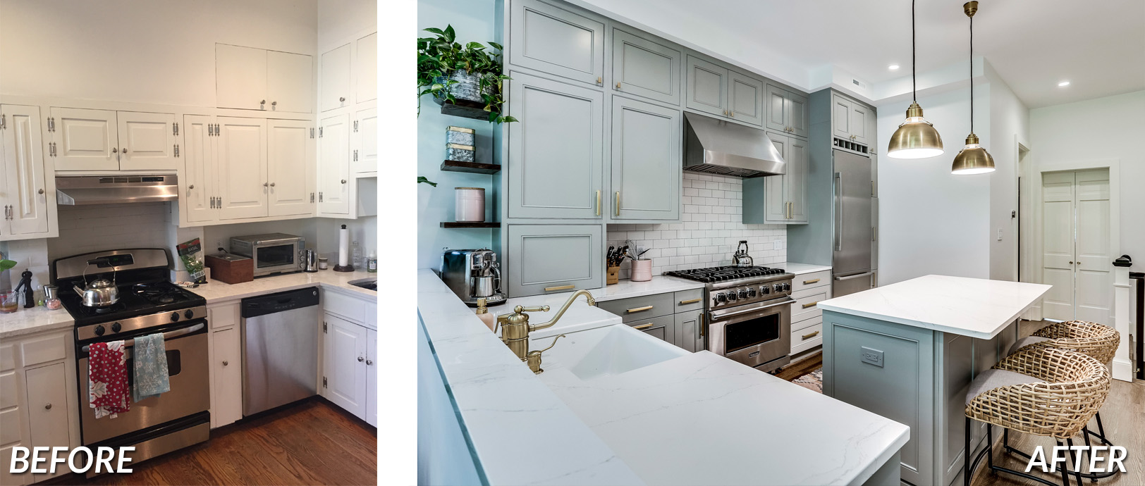Georgetown Kitchen Renovation Before & After